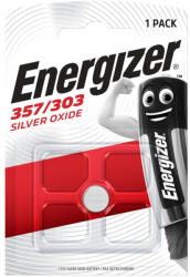 Energizer 357/303 ezüst-oxid óra elem 1db/csomag (SR44-357-303)