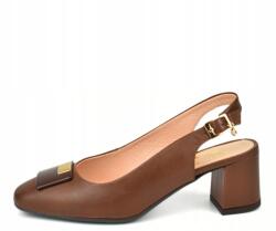 PULSO Női Félcipő L-583/BR Pulso balerina cipő, méret felsőrész, barna, 37-es méret (L-583/BR )