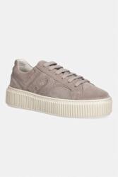 Furla Sky Lace-Up sportcipő női velúr - barna Női 37