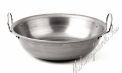  36cm Rozsdamentes bográcsház + natúr vas füles szeletsütő: 9 részes