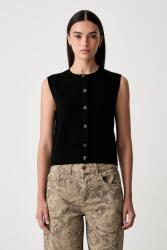 Scotch & Soda női kardigán viszkózzal - fekete L - answear - 39 990 Ft