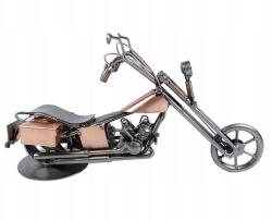  Fém motorkerékpár modell Chopper Extra. Figura nélkül (MB006BL)