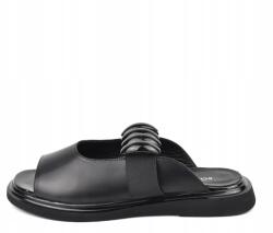 Bombonella Női flip-flop papucs Bombonella G019 507/CZ valódi bőr, fekete méret37 (G019 507/CZ )