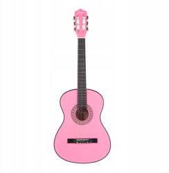 Vevor Klasszikus gitár 96CM Egyszerű és Precíz Hangolás Fa Rózsaszín (JBGDJT38INCHH)