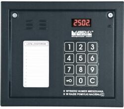 LASKOMEX CP-2502NR fekete audio panel mini bérlőlistával és olvasóval (CP2502NR)