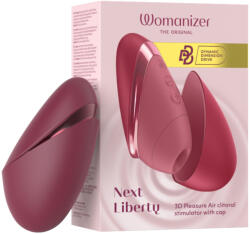 Womanizer Next Liberty - stimulator clitoridian cu unde de aer (roșu) Vibrator