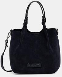 Gianni Chiarini keresztpántos táska női velúrbőr DUA - sötétkék Univerzális méret - answear - 69 990 Ft