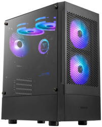 Ion Computers Геймърски компютър ION TALOS E3 MESH с процесор AMD Ryzen 5 5600XT, видео карта GeForce RTX 3050 8GB GDDR6, RAM памет 16GB(2x8GB) DDR4 3200MHz, SSD 480GB NVMe PCIe Gen4 (c005172)
