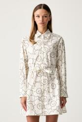 Marimekko pamut ruha - bézs 34