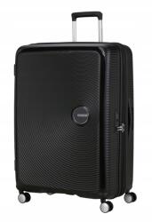 Samsonite Kemény bőrönd XL 80cm Bővített Pp American Tourister Soundbox Fekete (American Tourister)