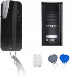 CYFRAL Kaputelefon Cyfral Cosmo 1 Férőhelyes Kazetta Fekete/unifon Fekete (COSMO R1 CZ U:CZ)