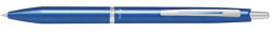 Pilot Golyóstoll, 0, 32 mm, nyomógombos, metálkék tolltest, PILOT "Acro 1000", kék (PAC1GMK) - tintasziget