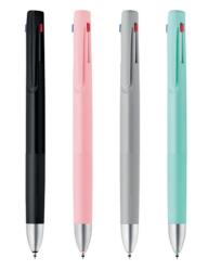 Zebra Golyóstoll 0, 7 mm, háromszínű, Zebra bLen 3C, szürke test írásszín kék (53133) - tintasziget