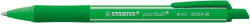 STABILO Golyóstoll, 0, 5 mm, nyomógombos, STABILO "Pointball Colorful" menta (TST6033436) - tintasziget