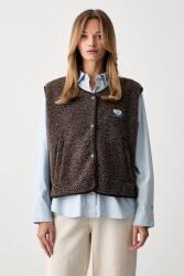 American Vintage ujjatlan kabát női polár - barna XS/S