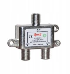 Corab Elosztó-spliter 5-2400 Mhz Corab 2 Utas Feszültségátmenettel (SPLITCORAB2/1)