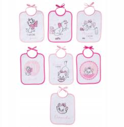 Disney 7 db-os baba előke szett Disney Baby Marie cica motívummal (LPNHK493484113)