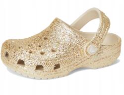 Crocs Classic Iridescent Glitter Clog K Homokkő gyerek flip-flop papucs (211940-0LH)