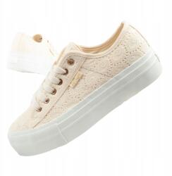 Lee Cooper Női sportcipő Lee Cooper méret41 csipkés bézs platform (LCW-25-31-3440L)