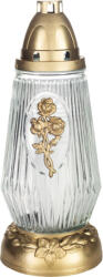 Zniczplast Mécses Grave, 40 óra, 110 g, 28 cm, sírra (STP012173356)