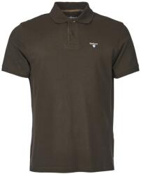 Barbour Tartan Pique Polo Shirt - Forest Green - XL
