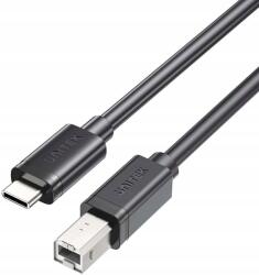 Unitek Nyomtatókábel Unitek Usb C Usb B 2.0 fekete 2m (C14140ABK03-2M)
