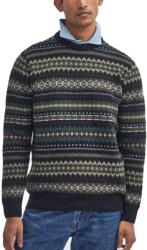 Barbour Case Fair Isle Jumper - Black Marl - XXL