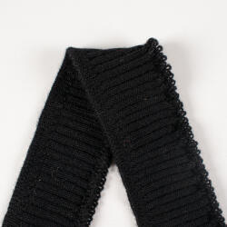 Takoy Patent/manșetă gata făcut din lână de 6 cm negru