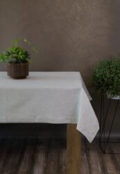 Takoy Ezüstszínű asztalterítő, 145×350 cm, vászonhatású szövetből, dupla szegéllyel a széleken - STELLA 2
