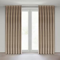 Takoy Sötétbézs bársonyfüggöny, 80×270 cm (a kész méret feltüntetve), flex rendszer - MELANIE
