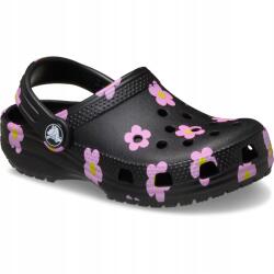 Crocs Gyermek Papucs Papucs Könnyű Classic Flower Kids Clog 23-24 (69745#0701997)