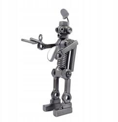 100 Fém robot figura. Ajándék mérnöknek (LS021)