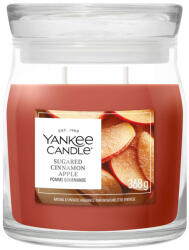 Yankee Candle Yankee Candle® Sugared Cinnamon Apple Signature közepes üveggyertya 368 g