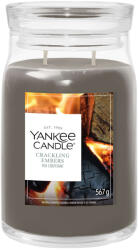 Yankee Candle Yankee Candle® Crackling Embers Signature nagy üveggyertya 567 g