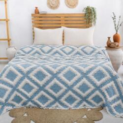 Saheser® Cuvertura din muselina 240x260 cm Sonia Bleu (Blue), Saheser Home