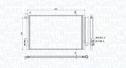 Magneti Marelli Condensator, climatizare MAGNETI MARELLI 350203814000 (350203814000) - automobilus