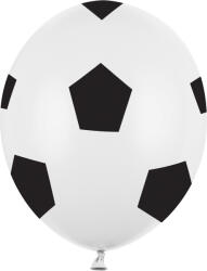 PartyDeco Balon latex - Minge de fotbal 30 cm