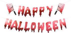 PartyDeco Banner Happy Halloween 120 cm
