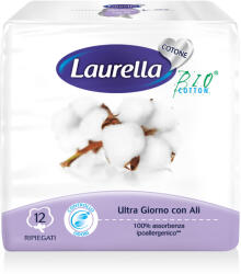 Laurella Absorbante de zi din bumbac organic 3 picaturi Bio Cotton, 12 bucati, Laurella