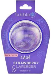 Bubble T Bila efervescenta de baie calmanta cu aroma de capsuni si lavanda, 150g, Bubble T