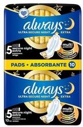 Always Absorbante Ultra Secure Night Extra, 10 bucati, Always