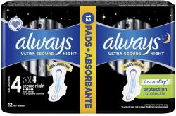 Always Absorbante Ultra Secure Night, 12 bucati, Always