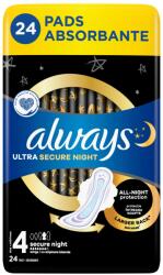 Always Absorbante Ultra Secure Night, 24 bucati, Always