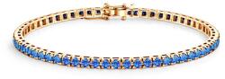 SAVICKI Brățară tennis Luminy 3, 0 mm: aur, safire albastre - savicki - 26 679,00 RON
