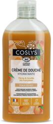 Coslys Crema de dus bio hidratanta cu Piersici si Morcovi, 250ml, Coslys