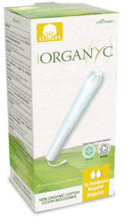 Organyc Tampoane din bumbac organic cu aplicator Regular, 16 bucati, Organyc