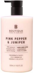 Boutique Lotiune pentru maini si corp cu parfum de Piper roz & Ienupar, 500ml, Boutique