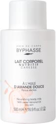 Byphasse Lapte de corp hranitor pentru piele uscata cu ulei de migdale dulci, 500ml, Byphasse