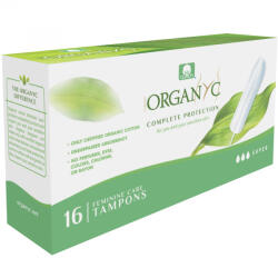 Organyc Tampoane din bumbac organic Super, 16 bucati, Organyc