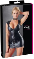 Cottelli PARTY Rochie Wetlook cu Fermoar Frontal 2 Way - Negru , L
